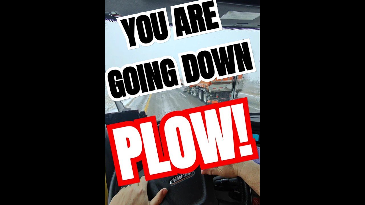 Taking the plow down! Truckers have to make choices.