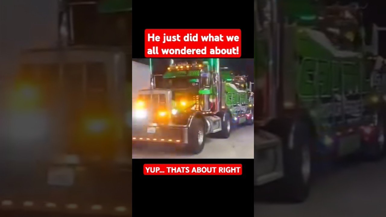 Tesla Car pulls a fully loaded Semi Trailer Finds Out the hard way! #Tesla #cybertruck #elonmusk