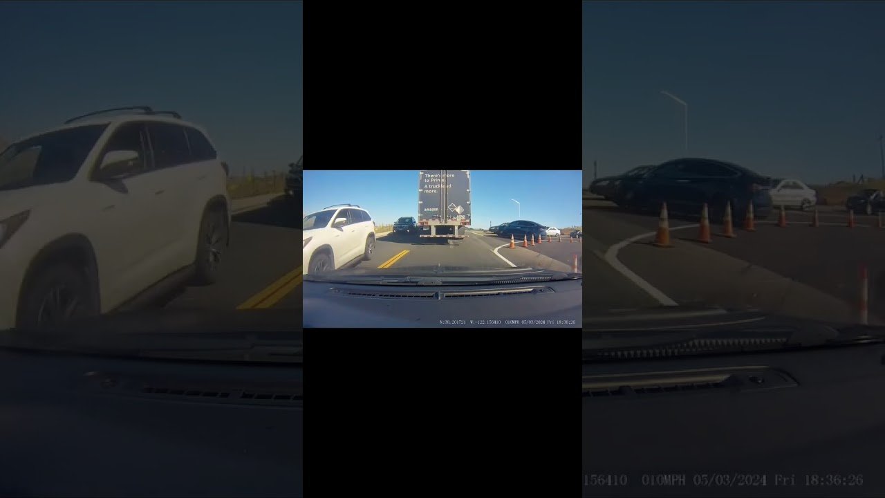 Tesla Tried To Cut In Line and Found Out. FAFO! Big Rigs Don’t Play.