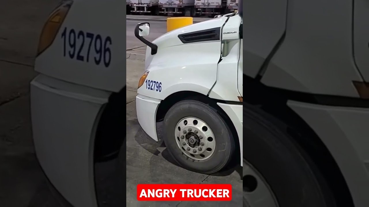 The ANGRIEST Trucker on YouTube let loose at the truck stop. Dont be like this, drivers.