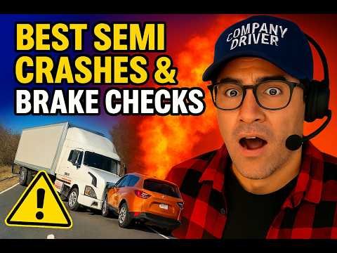 The BEST Semi Truck Crashes and Brake Checks on YouTube – If You Laugh, You’re a Trucker #16