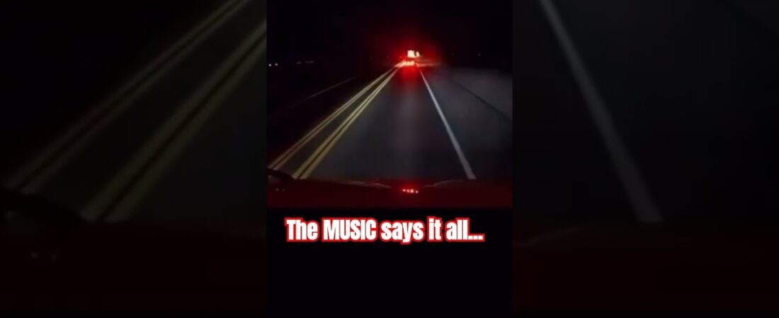 The MUSIC says all you need to know about this TRUCKER “ACCIDENT”… What do you think caused this?