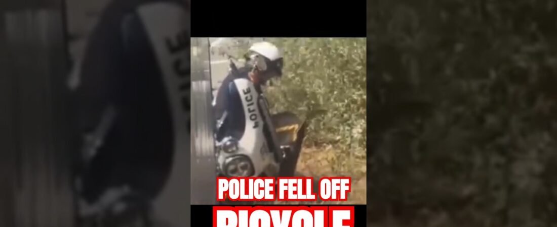 The Police FELL off their BICYCLE trying to fine me for being AMAZING. INSTANT KARMA!
