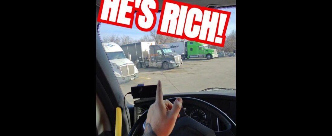 The RICHEST Trucker at the truck stop. Found an F&S Truck today.