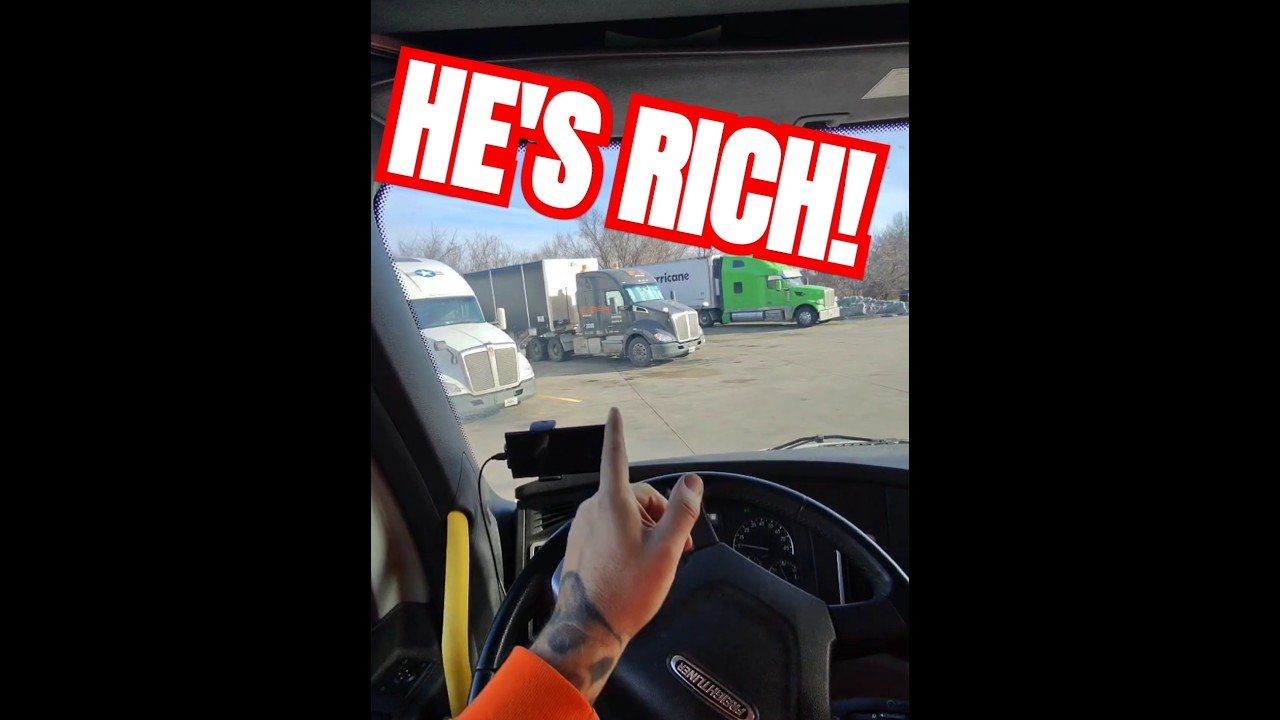 The RICHEST Trucker at the truck stop. Found an F&S Truck today.
