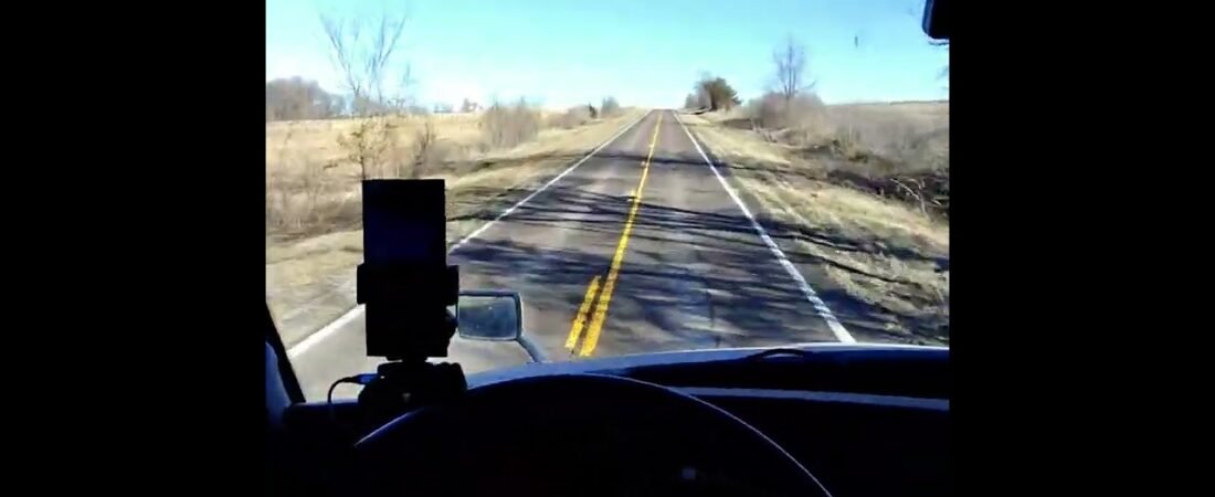 The SCARIEST DETOUR in America!! Trucker almost crashes over and over, trying to survive this road.