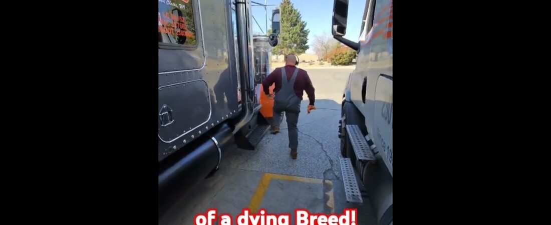 The last of a dying breed. They don’t make truckers like this anymore.