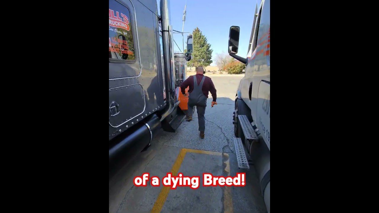 The last of a dying breed. They don’t make truckers like this anymore.