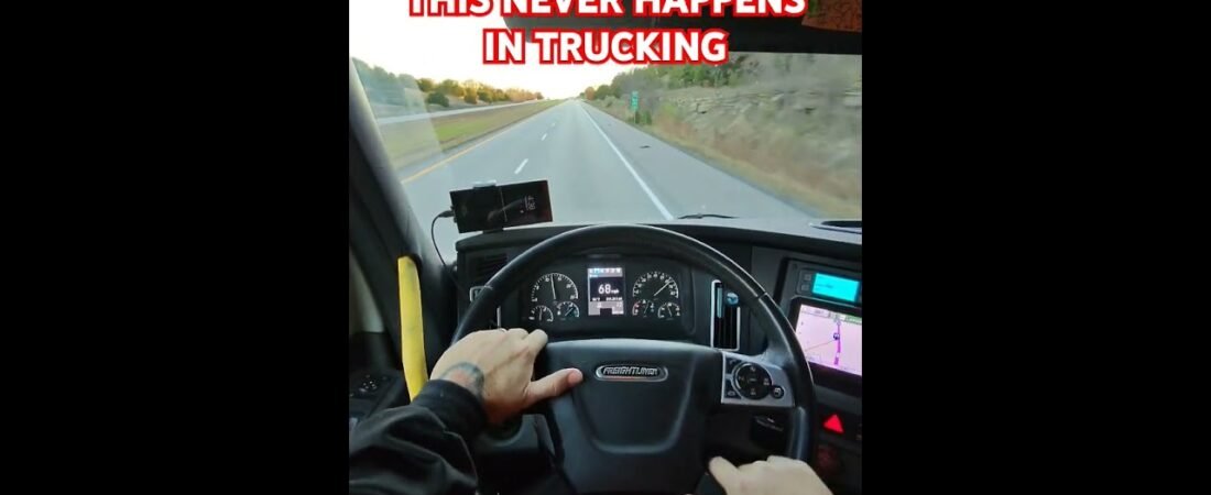 The rarest thing a Trucker will ever see out on the lonely open roads across America!