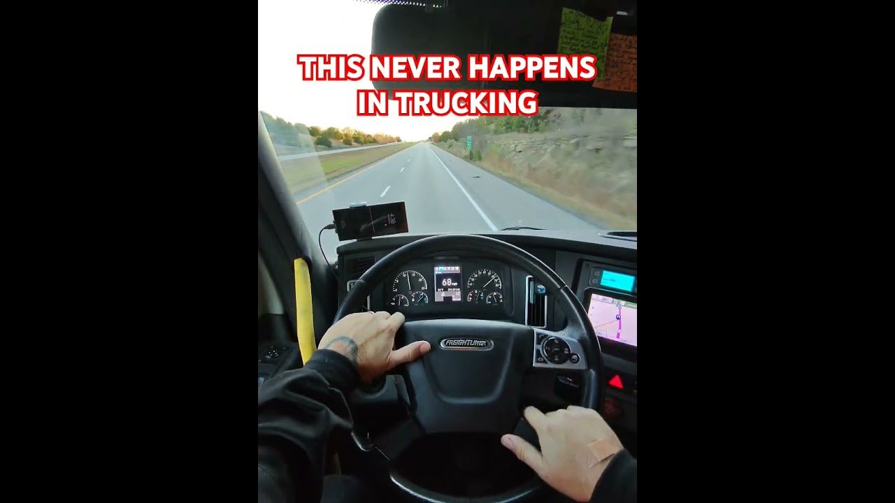 The rarest thing a Trucker will ever see out on the lonely open roads across America!