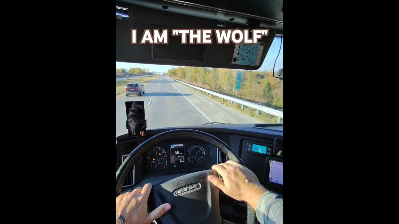 They call this Trucker, “The Wolf” because he always SAVES THE DAY! Are you a Team Player?