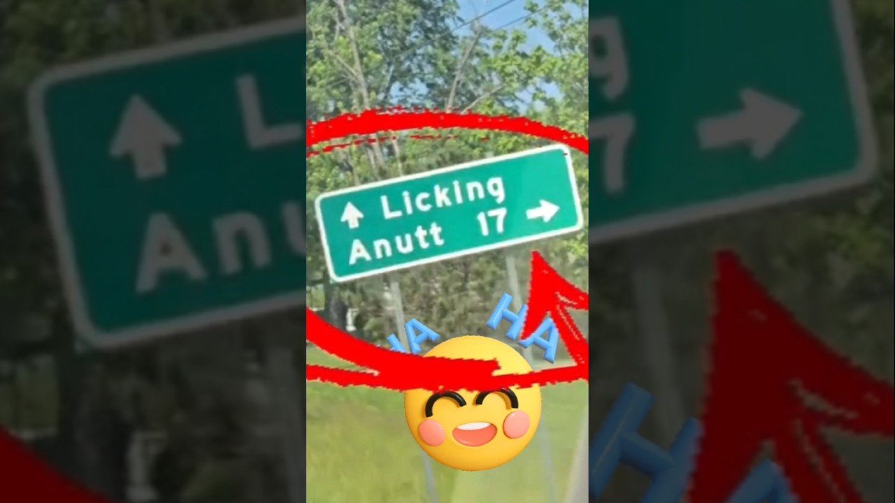 They did this for us, drivers. We love diving past this sign.