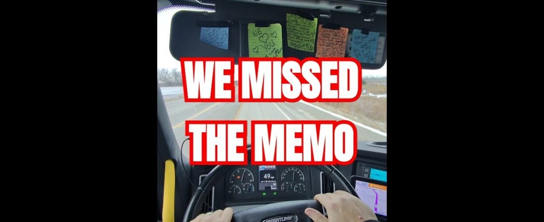 They said EVERYONE shuts down after Thanksgiving? Well, what about us? Truckers NEVER shut down!