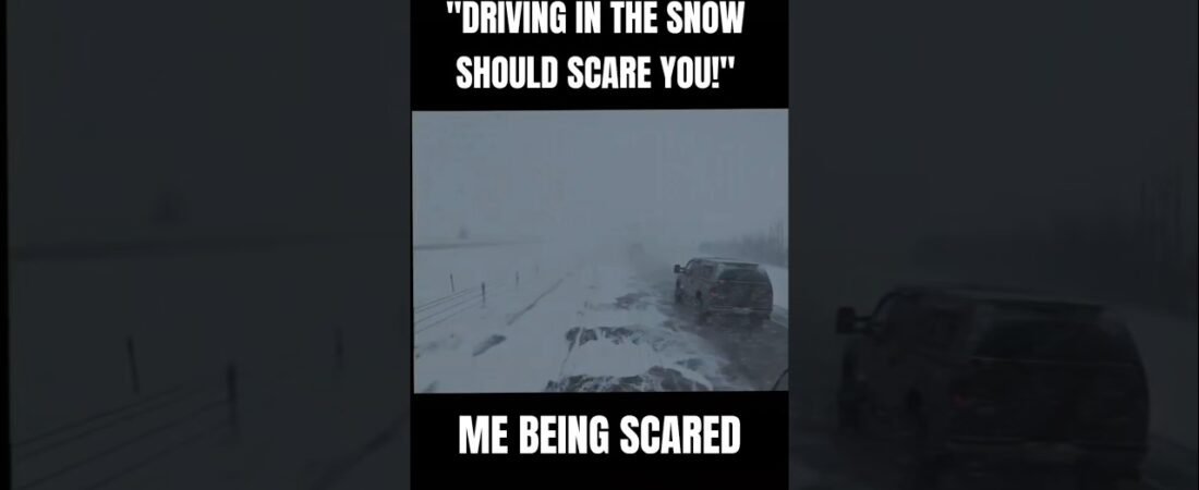 They said I should be scared of this. But I can’t seem to care. 100MPH IN A BLIZZARD? Dare me?