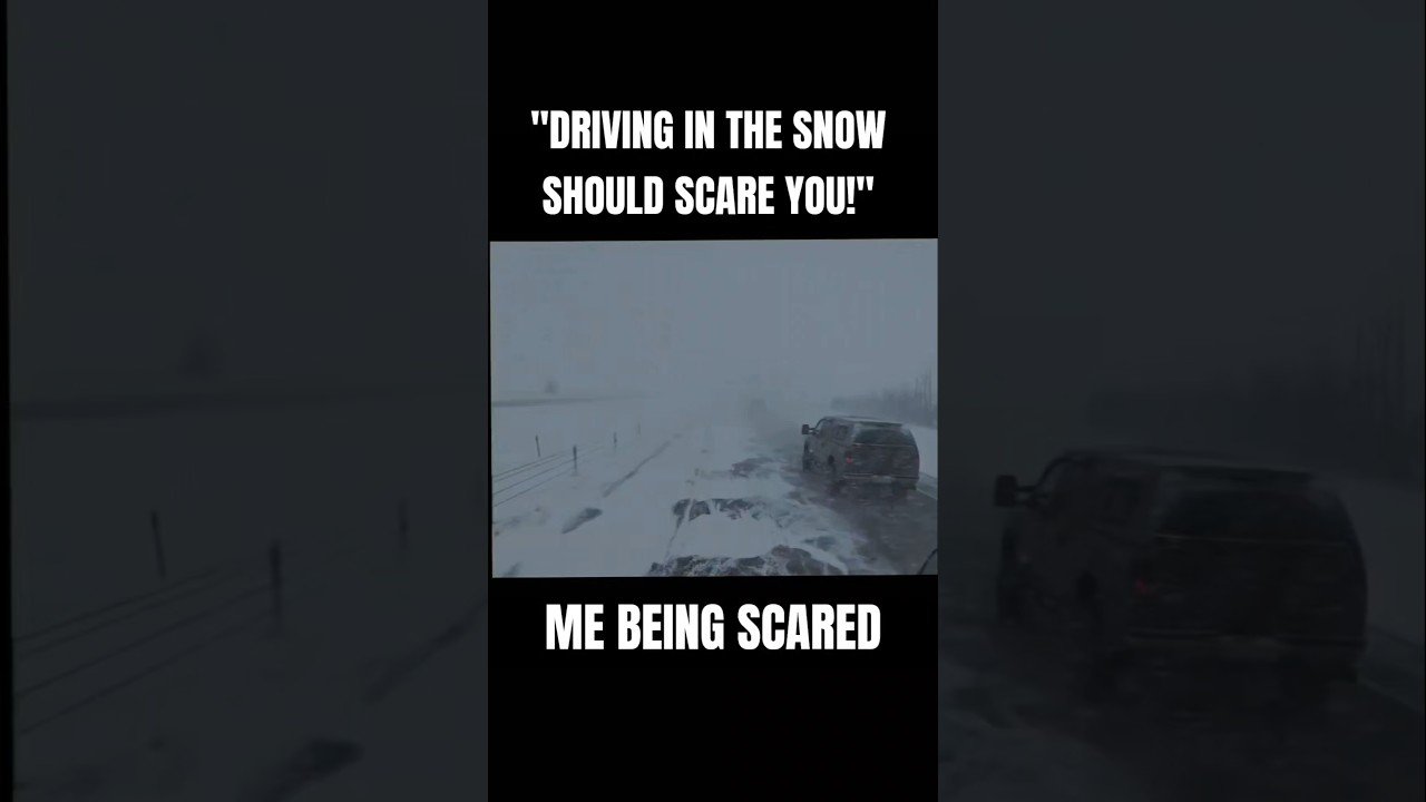 They said I should be scared of this. But I can’t seem to care. 100MPH IN A BLIZZARD? Dare me?