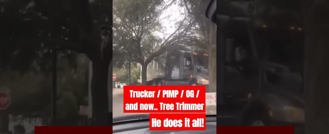 This Driver does it all. Trucker with MAD SKILLS YO! This man can do it all better than you can.