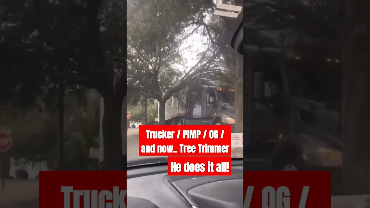 This Driver does it all. Trucker with MAD SKILLS YO! This man can do it all better than you can.