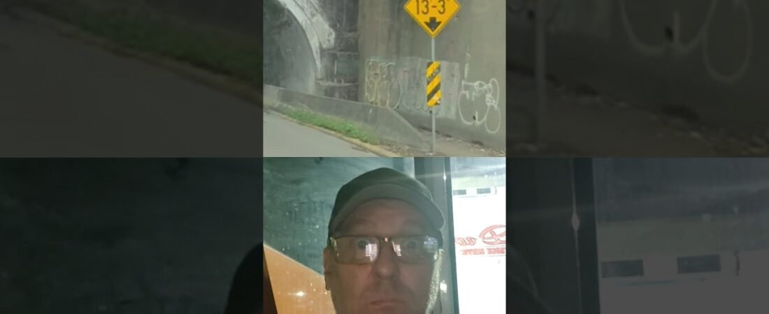 This Driver got a Police Escort through a low clearance tunnel!!