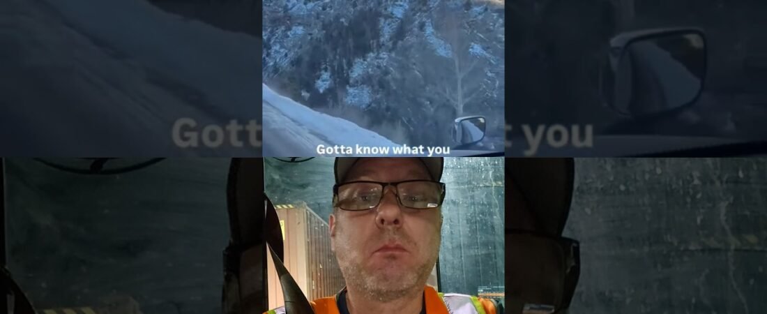 This ICY Colorado highway is for the Big Dog Truckers!