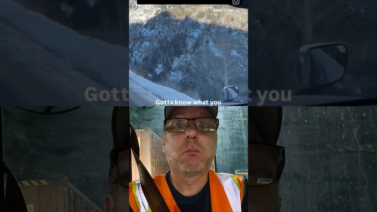 This ICY Colorado highway is for the Big Dog Truckers!