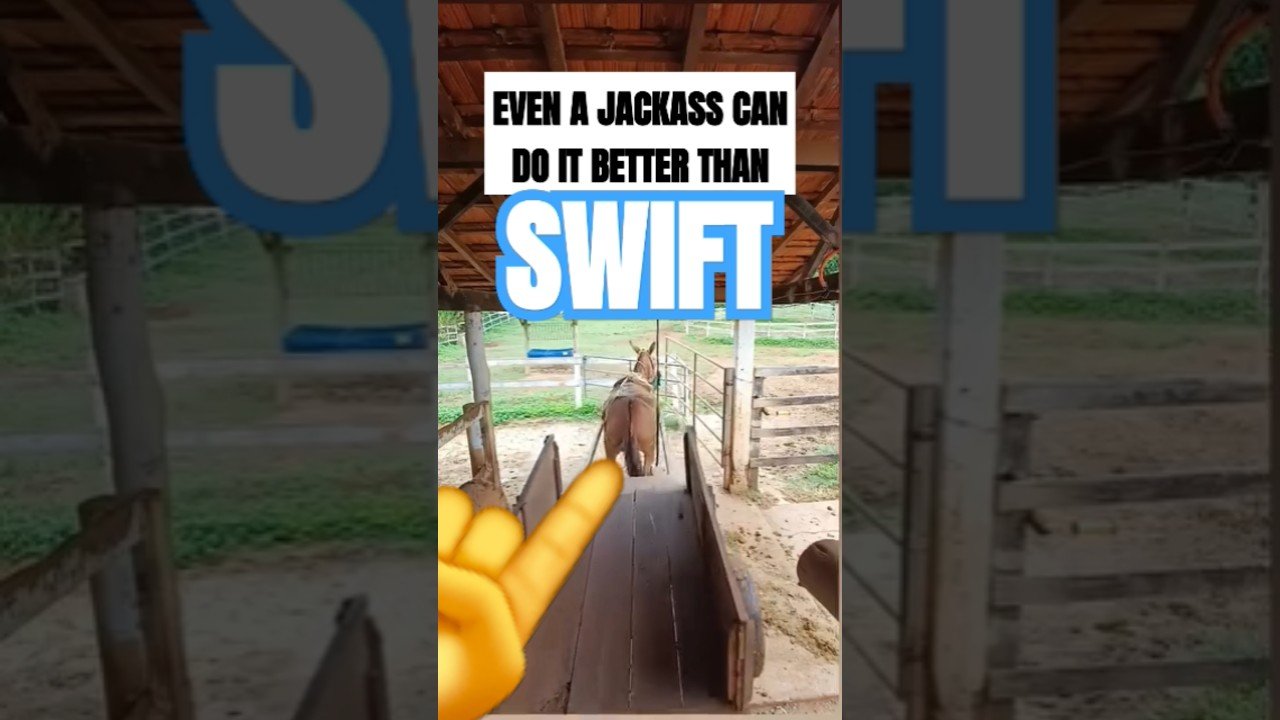 This JACKASS can pull trailers better than a SWIFT Driver.