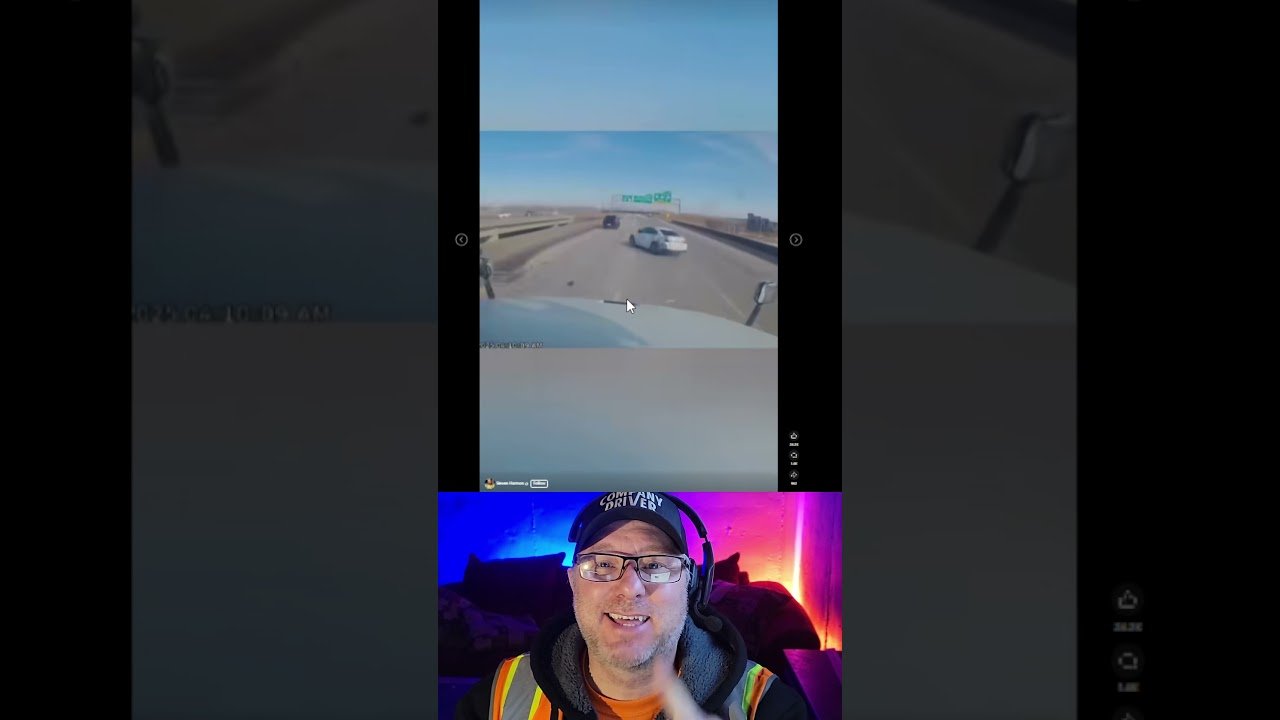 This Truck Driver did EVERYTHING right to avoid this accident. #truckinglife #truckdriver