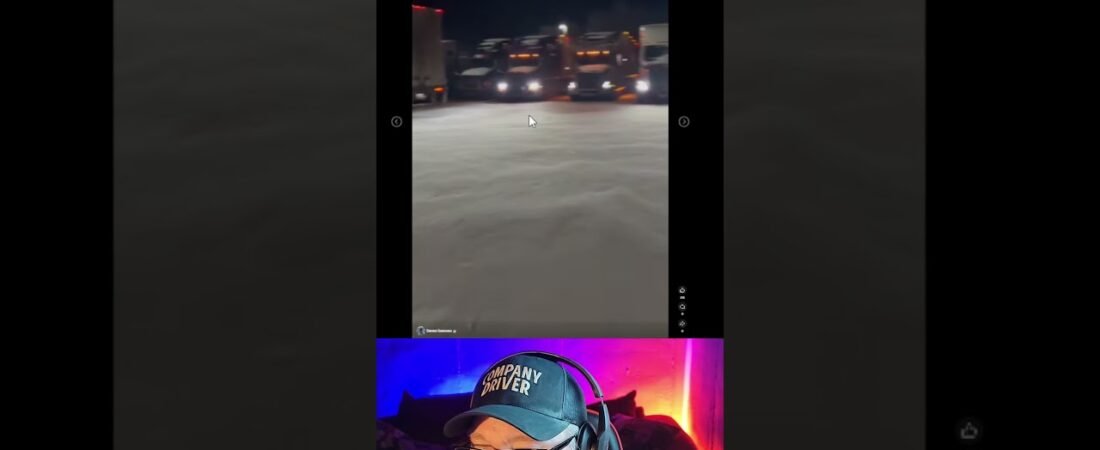 This Truck Driver was NOT ready for this. So now he’s crying for everyone to enjoy.  #truckdriver
