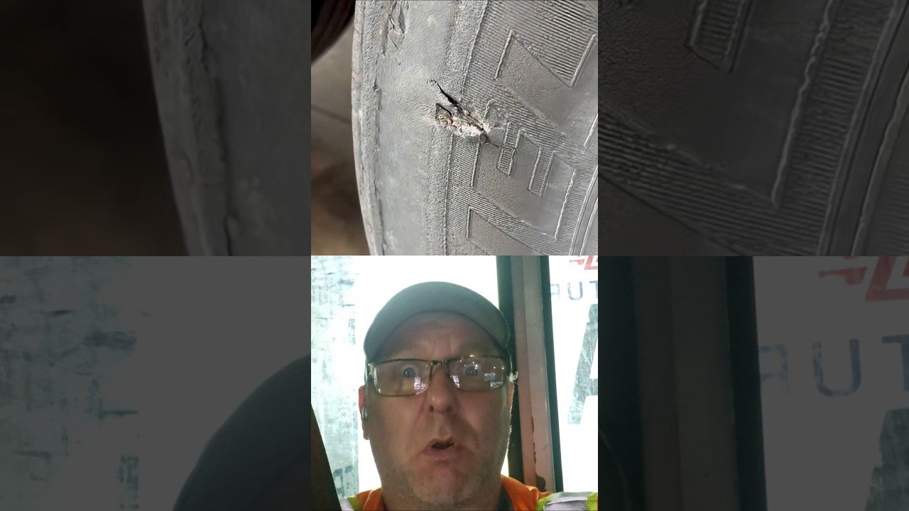 This Trucker SABATAGED his own Tires for his SAFETY! Who’s side are you on?