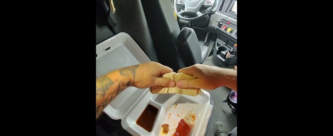 This Truckers Favorite Meal you can make at home! Making lunch at the truck stop in a big rig.