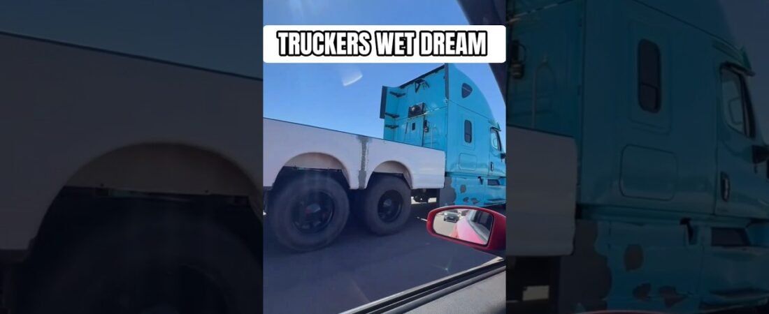 This big rig is straight out of a Truckers Wet Dream!