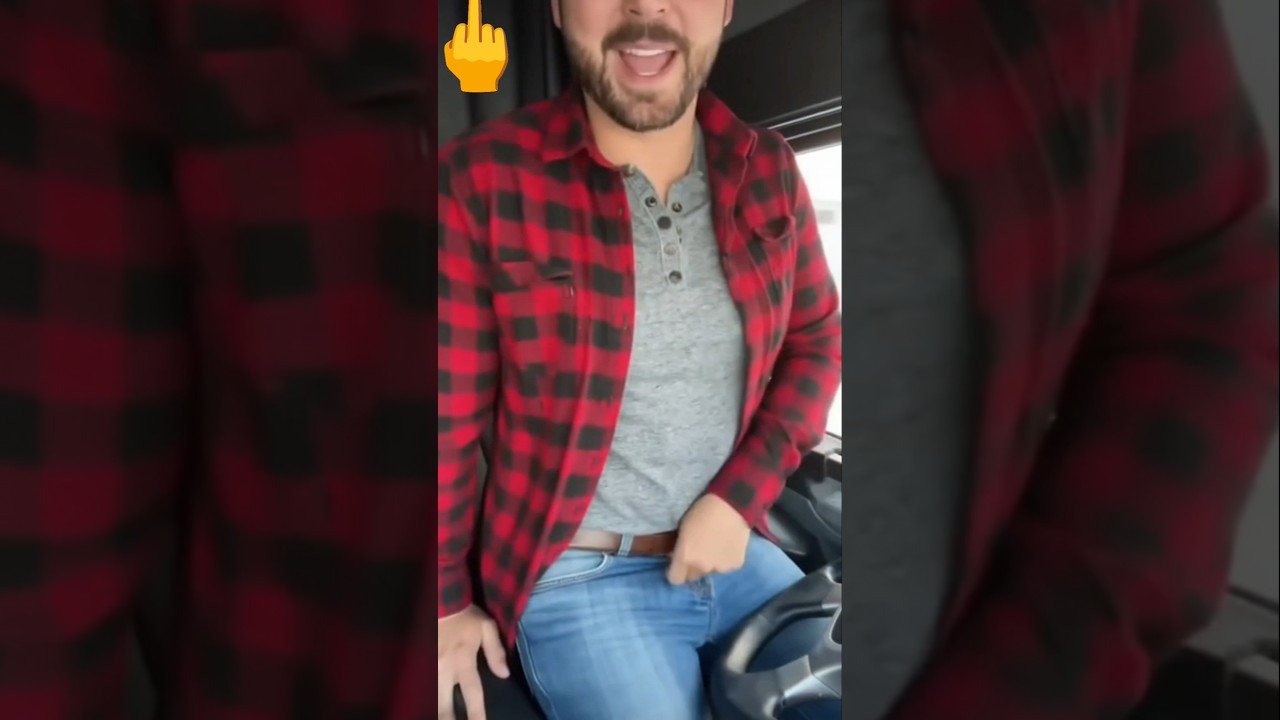 This brave trucker is going too show you something you’ve never seen.