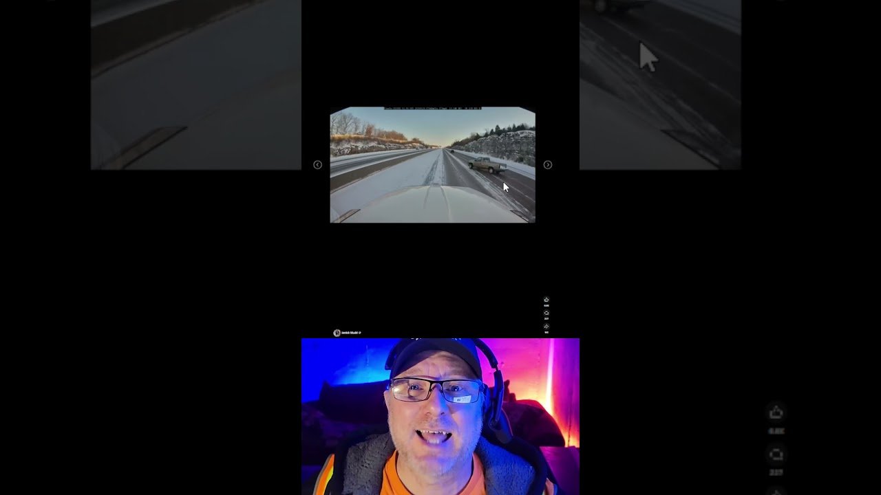 This close call forced me to pull over and change my pants. Trucking is getting harder every day.