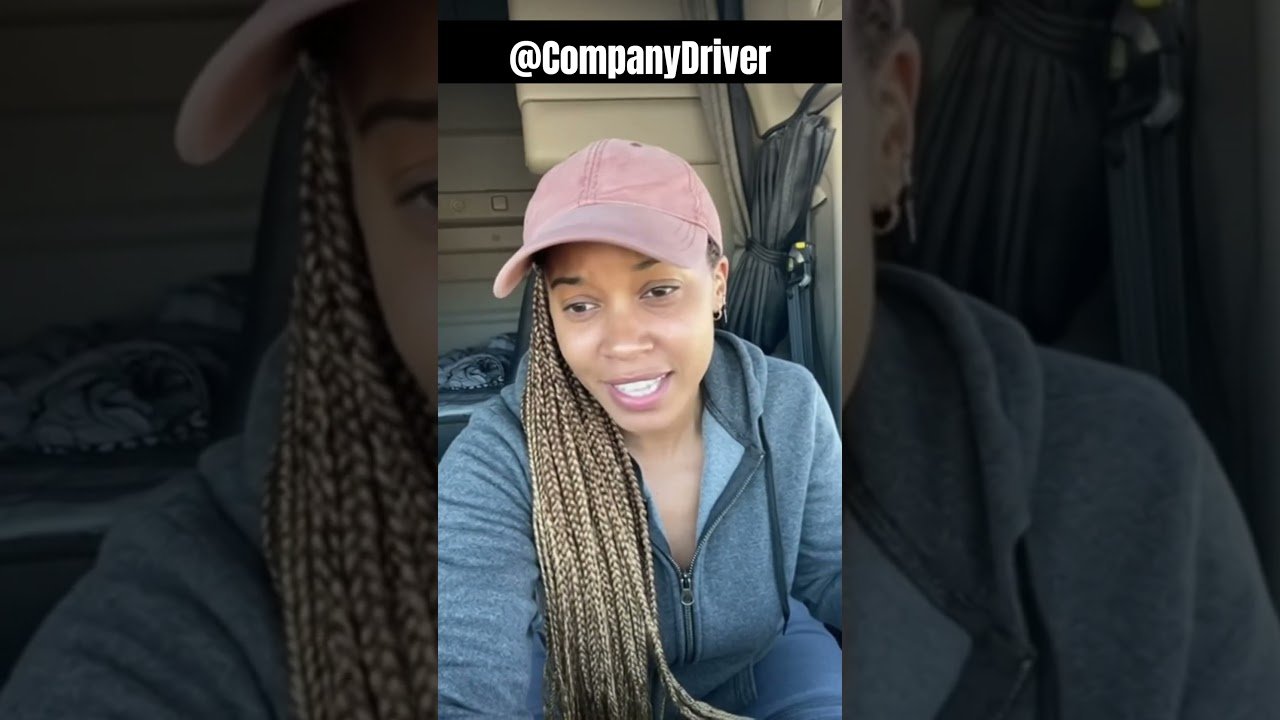 This female trucker knocks on shower doors to help?