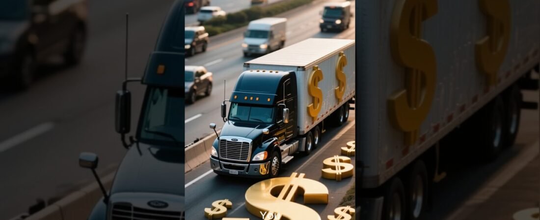This is how much truckers earn out here on the road.