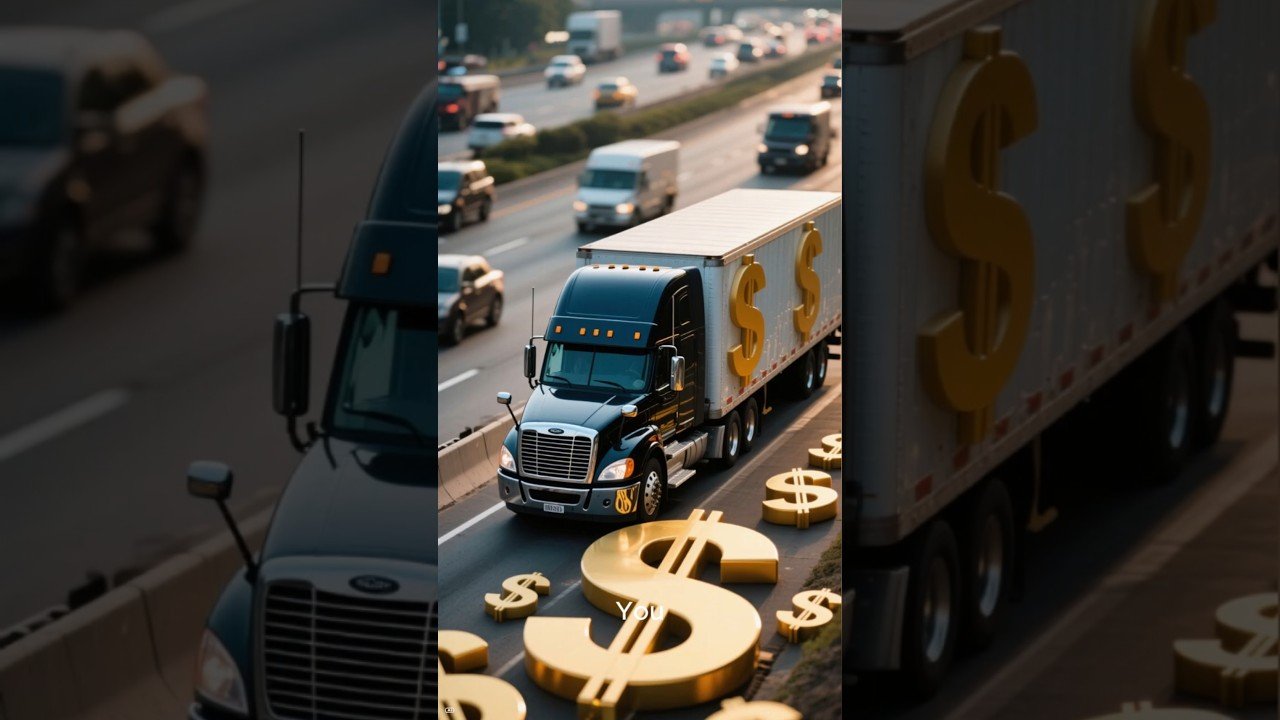 This is how much truckers earn out here on the road.
