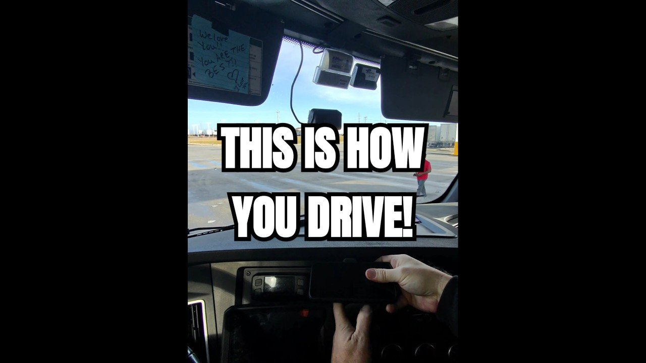 This is one Special Driver who Really Enjoys his job as a Company Driver.