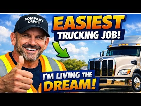 This is the EASIEST JOB in Trucking! How to enjoy being an American Trucker!