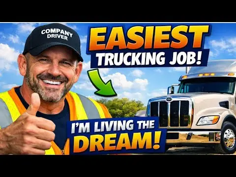 This is the EASIEST JOB in Trucking! How to enjoy being an American Trucker!
