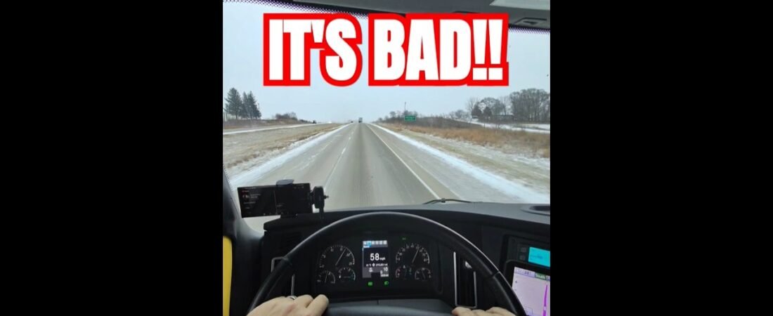 This is the WORST car crash from Last Night’s Horrible Blizzard in Iowa! This ended Upside Down.