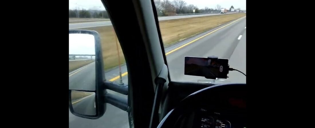 This is what it looks like when you are the best trucker in the country. Making others look bad.