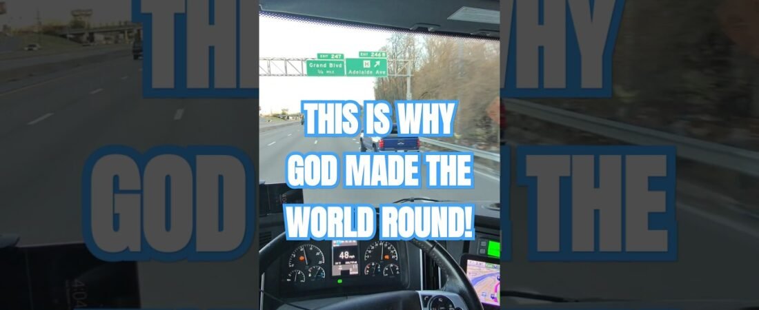 This is why GOD made the world round. It’s not what we thought this whole time. We were wrong!
