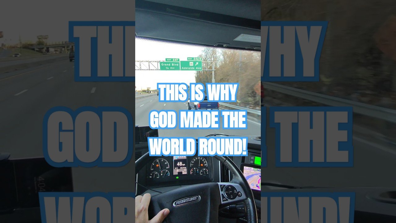This is why GOD made the world round. It’s not what we thought this whole time. We were wrong!