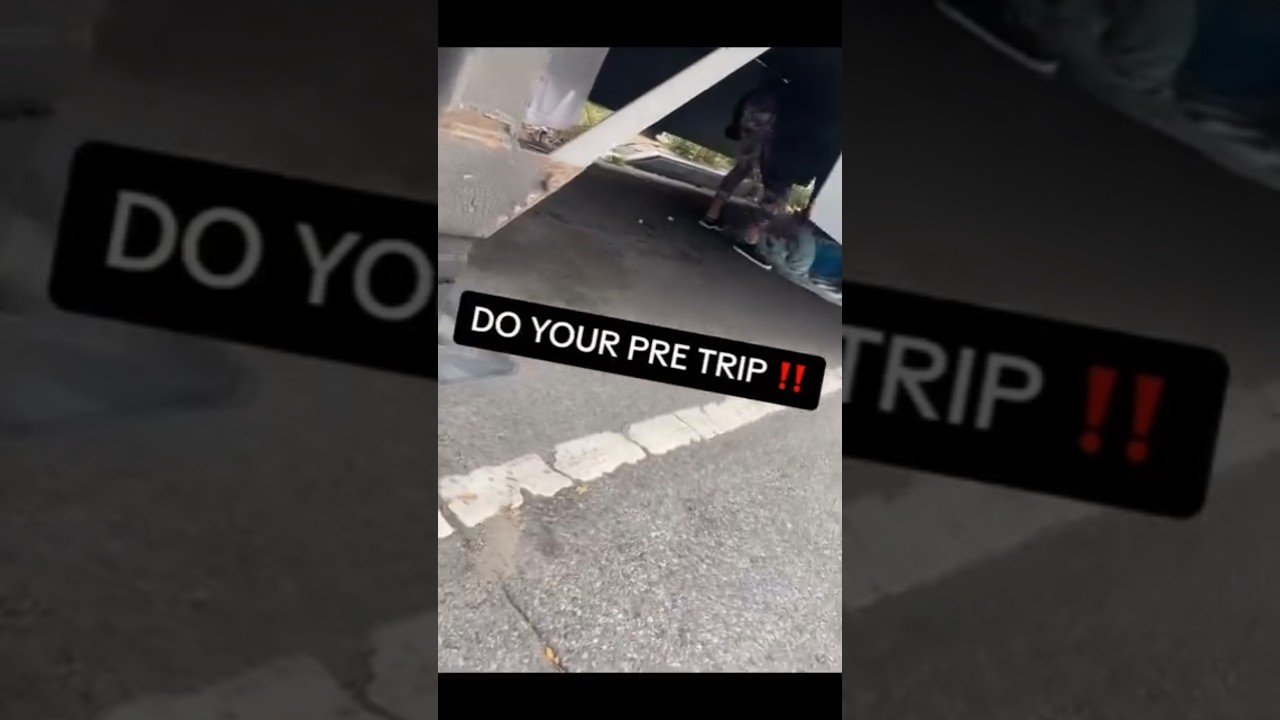 This is why you ALWAYS do your Pre-Trip. Someone might be under your trailer like this.
