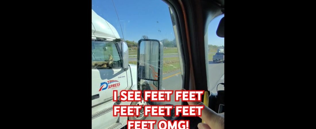 This might be THE WORST thing a Trucker could witness out here alone on the open road. This is BAD!