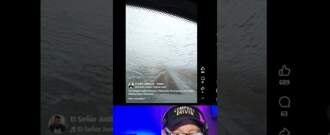 This might be the most dangerous winter video in trucking