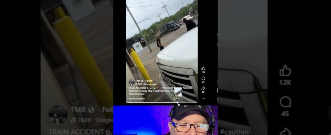 This semi truck getting smashed by a train sounded amazing