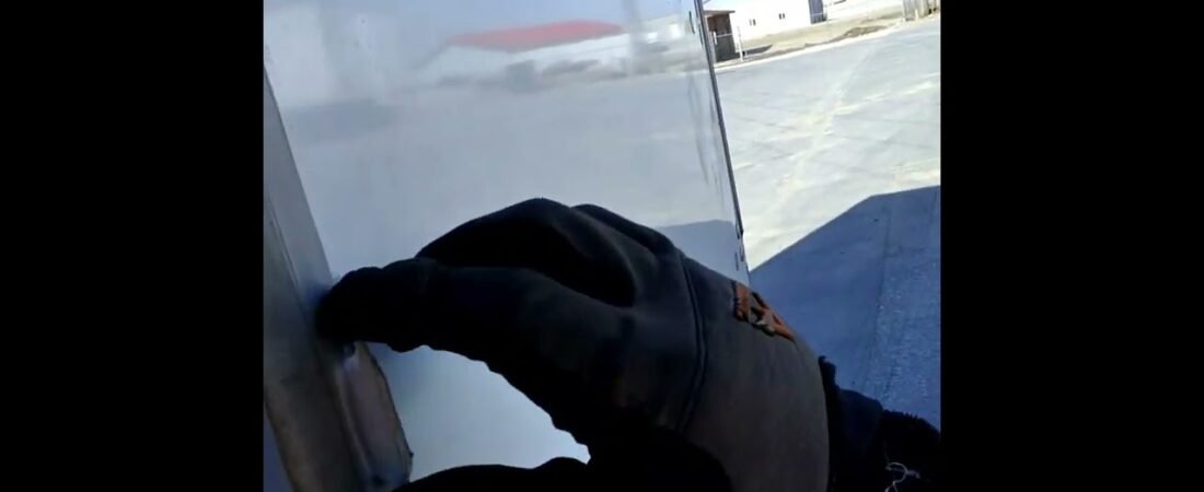 This trucker almost lost his whole arm!! This job is way too dangerous for other people.