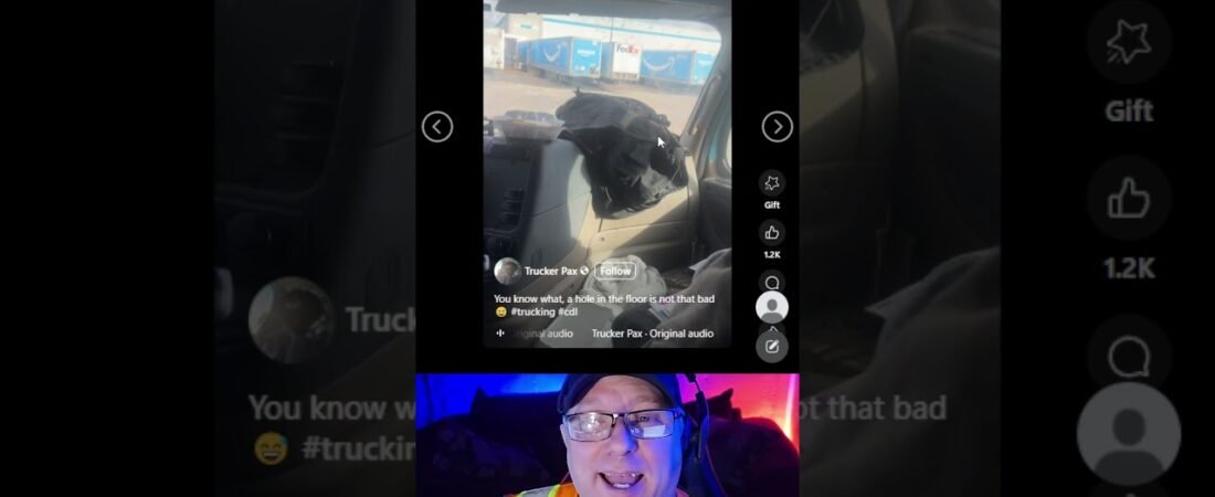 This trucker shows you how to keep your truck ready for inspection.  #truckdriver #truckinglife