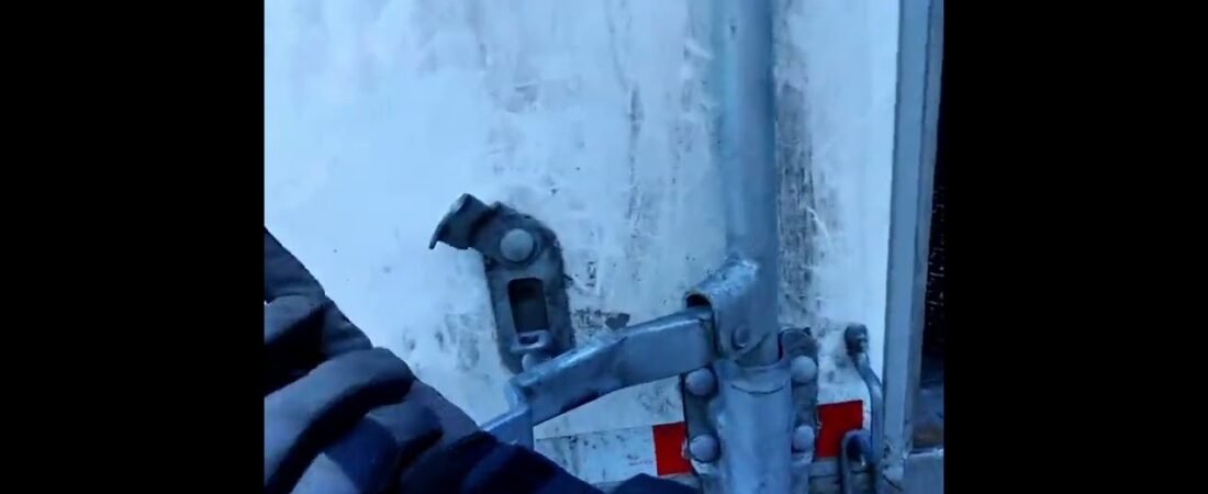 This trucker takes the SMUGGLERS with him while he drives his route across America.