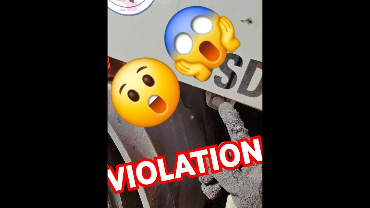 This violation got me arrested by the DOT Police.